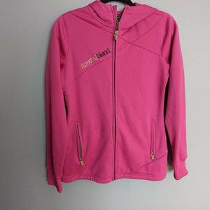 Special Blend Womens Pink Long Sleeves Full Zip Athletic Ski Jacket Size Medium